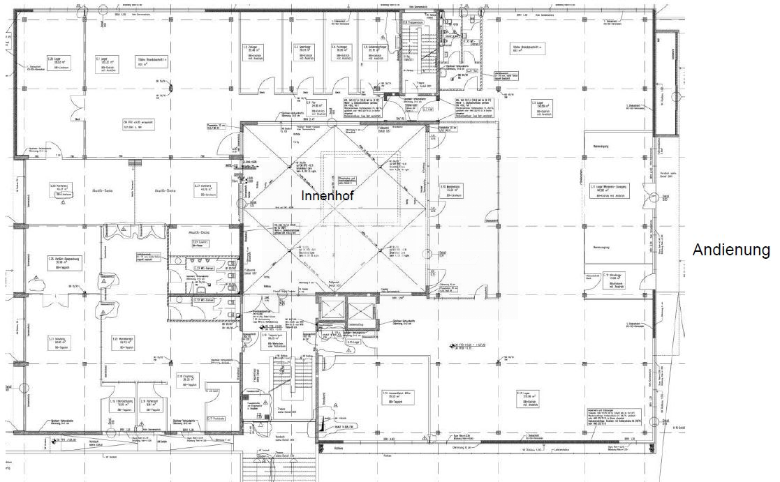 Bürofläche zur Miete provisionsfrei 1.400 m²<br/>Bürofläche Pallaswiesenviertel Darmstadt 64293