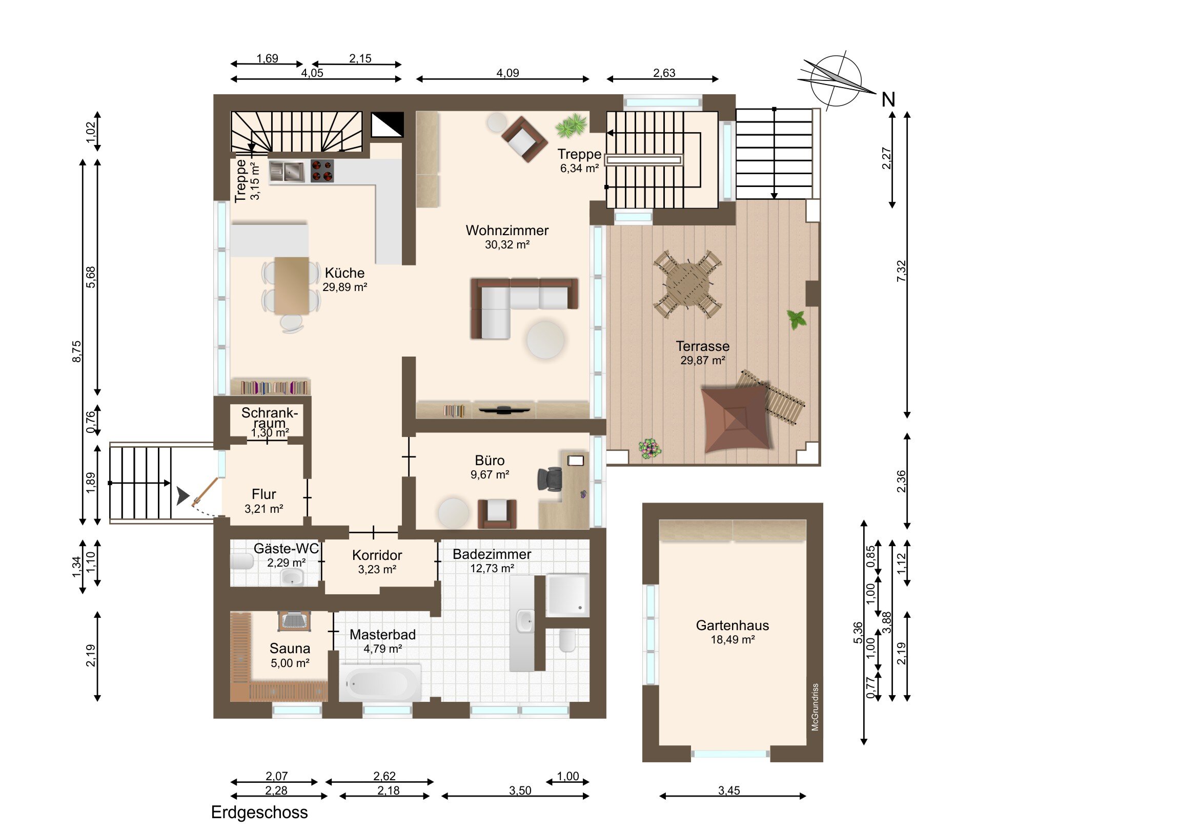 Einfamilienhaus zum Kauf 638.400 € 6 Zimmer 185,8 m²<br/>Wohnfläche 2.248 m²<br/>Grundstück Klein Gübs Klein Gübs 39175