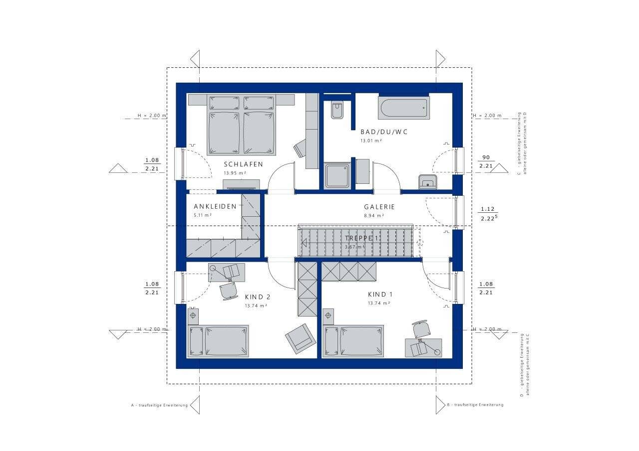 Haus zum Kauf provisionsfrei 620.000 € 5 Zimmer 145,7 m²<br/>Wohnfläche 400 m²<br/>Grundstück Großauheim Hanau 63457