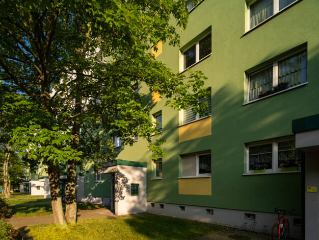 Wohnung zur Miete 377 € 2 Zimmer 51,6 m² EG Hemingwaystraße 28 Westliche Neustadt Halle 06126