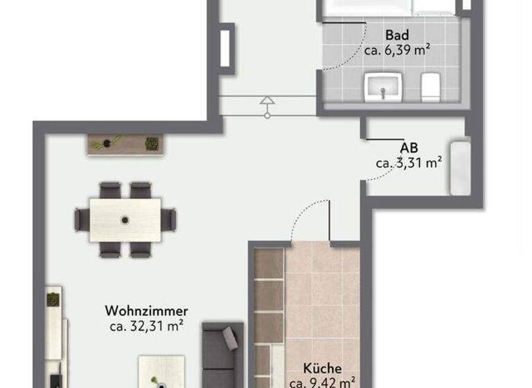 Wohnung zum Kauf 445.000 € 2 Zimmer 77 m² Siegertsbrunn Höhenkirchen-Siegertsbrunn 85635