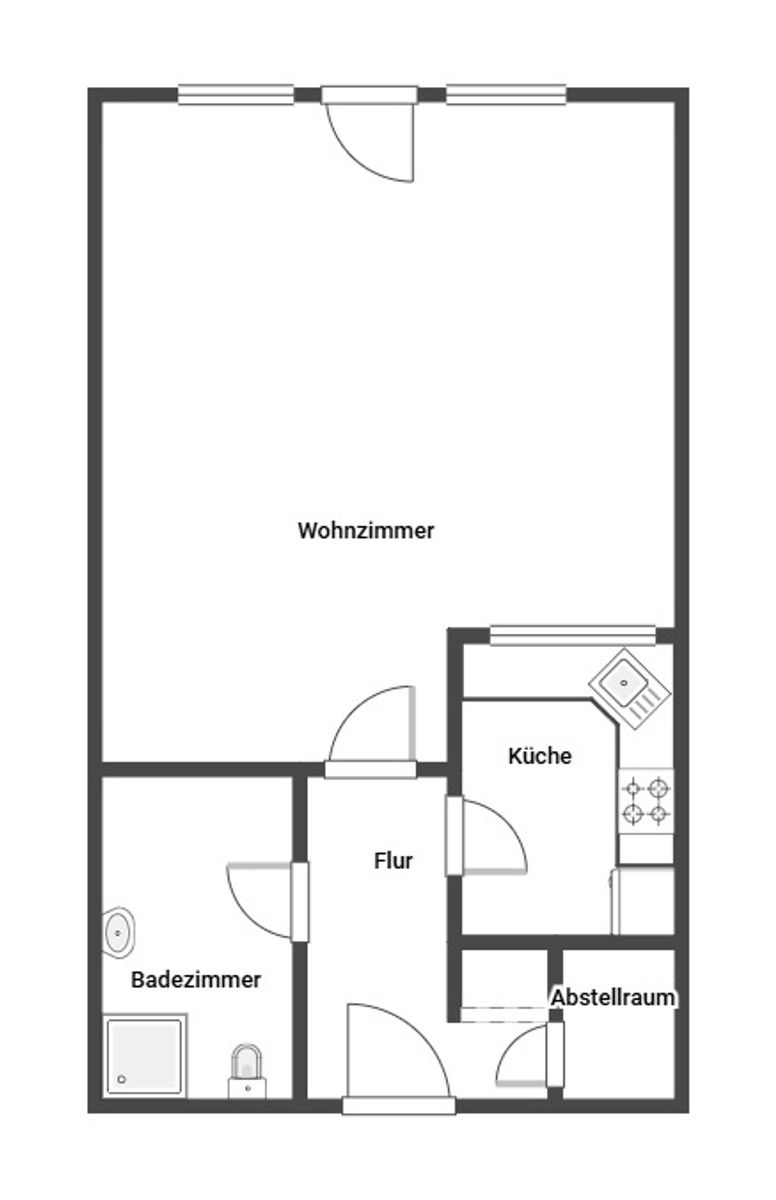 Wohnung zum Kauf 89.000 € 1 Zimmer 50,3 m²<br/>Wohnfläche EG<br/>Geschoss Jastorf Bad Bevensen 29549