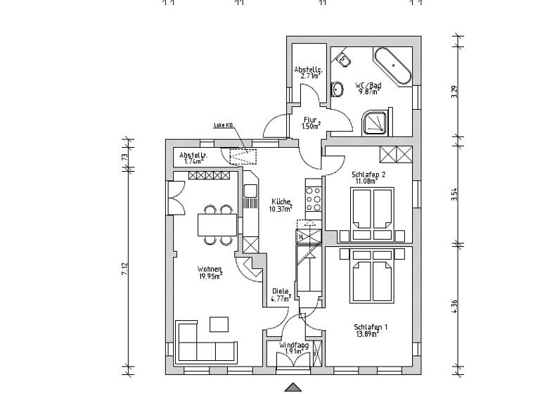 Einfamilienhaus zum Kauf 385.000 € 7 Zimmer 138 m² 469 m² Grundstück Wyk auf Föhr / Boldixum 25938