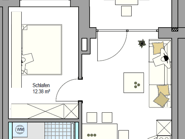 Wohnung zum Kauf - Neubau provisionsfrei 357.300 € 2 Zimmer 50 m² Friedrichshafen Friedrichshafen 88045