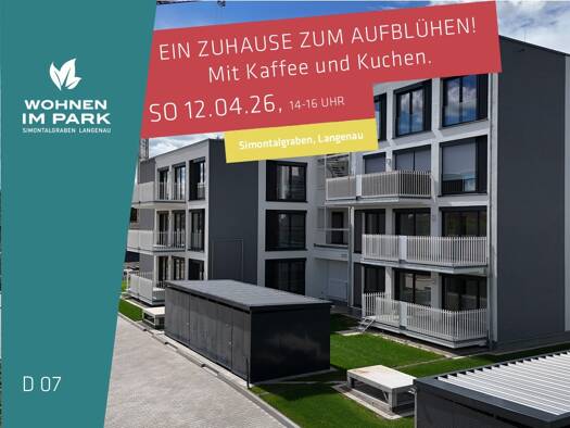 Wohnung zum Kauf - Neubau provisionsfrei 399.900 € 2 Zimmer 76,8 m² 1. Geschoss Am Simontalgraben 23 Langenau 89129