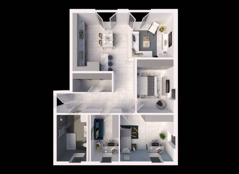 Penthouse zum Kauf - Erstbezug provisionsfrei 484.205 € 4 Zimmer 113 m² 5. Geschoss Neu Olvenstedt Magdeburg 39130