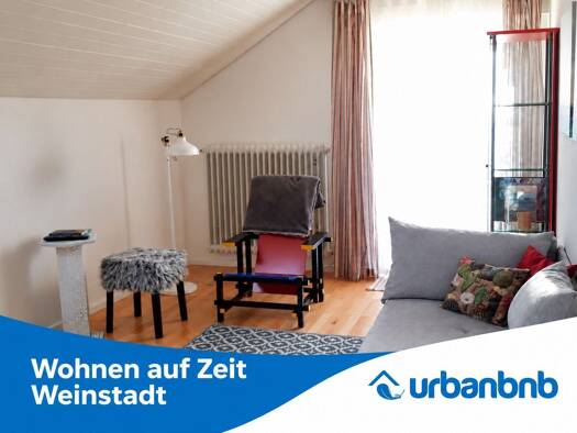 Wohnung zur Miete auf Zeit 1.050 € 2 Zimmer 55 m² frei ab sofort Weinsteige Beutelsbach Weinstadt 71384