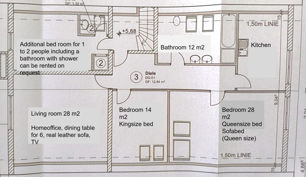 Wohnung zur Miete Wohnen auf Zeit 2.150 € 3 Zimmer 106 m²<br/>Wohnfläche 01.01.2025<br/>Verfügbarkeit Im Heckengrund Zell Bensheim 64625