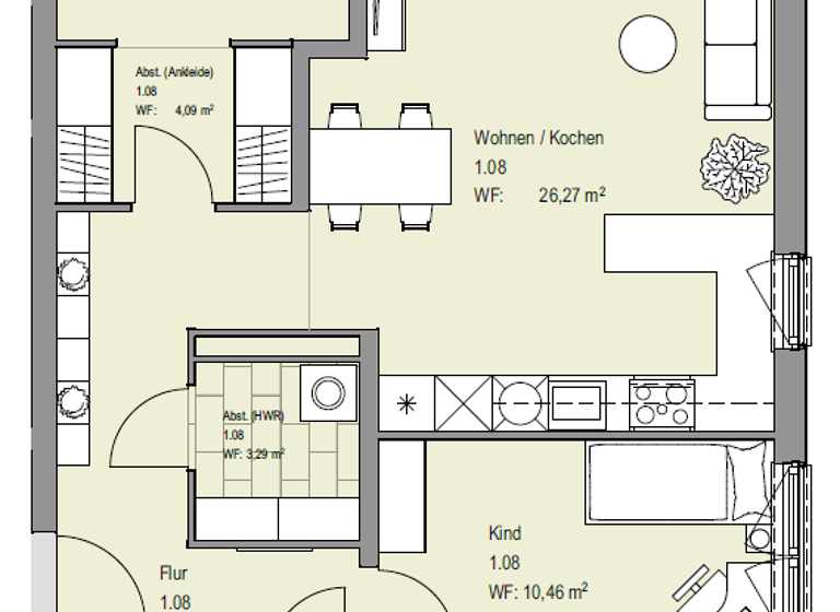 Wohnung zum Kauf - Neubau provisionsfrei 319.700 € 3 Zimmer 83,5 m² 1. Geschoss Niedersickte Sickte 38173