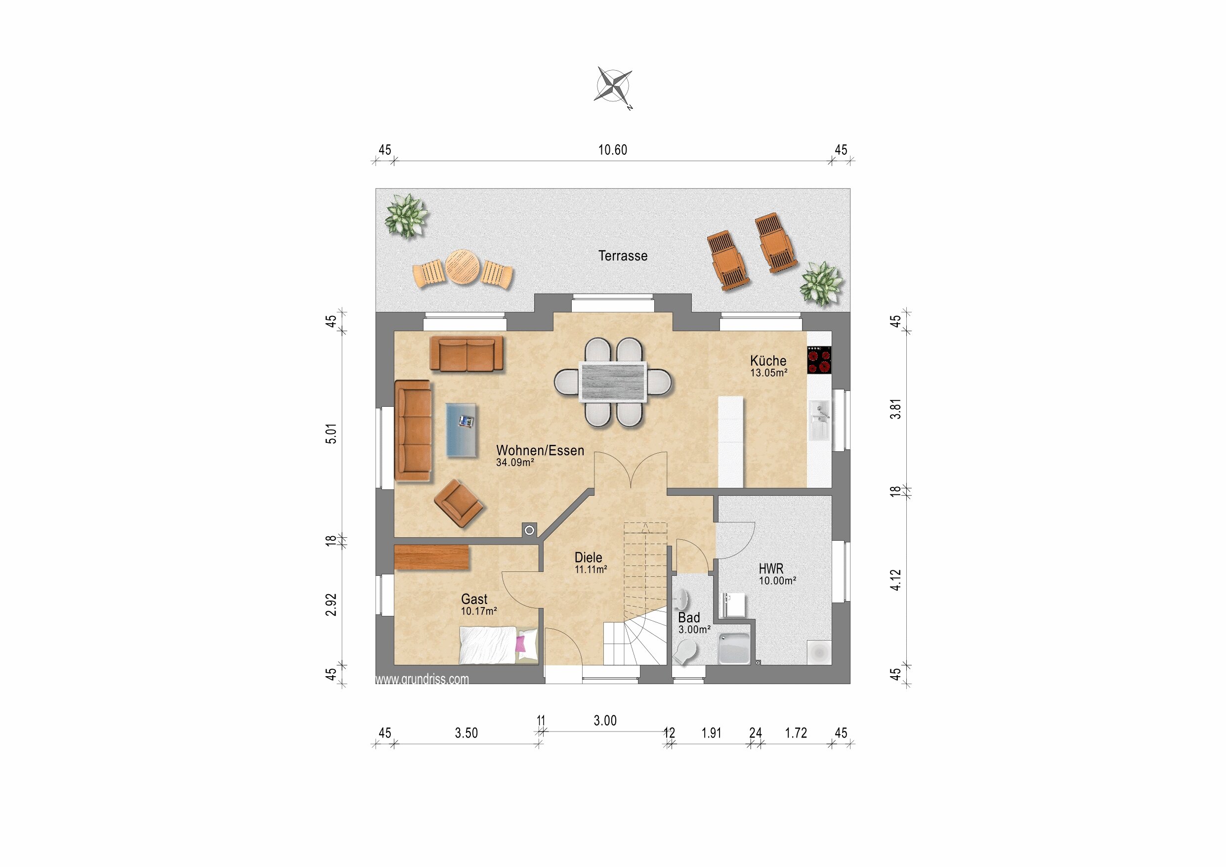 Einfamilienhaus zum Kauf 520.000 € 6 Zimmer 150 m²<br/>Wohnfläche 774 m²<br/>Grundstück Barrien Syke 28857