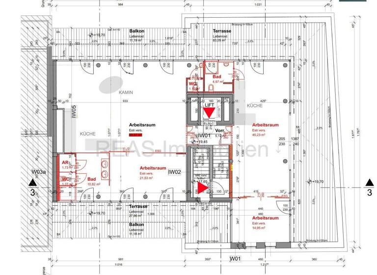 Büro zum Kauf 1.349.000 € 4 Zimmer 176,2 m² Bürofläche Wien 1100