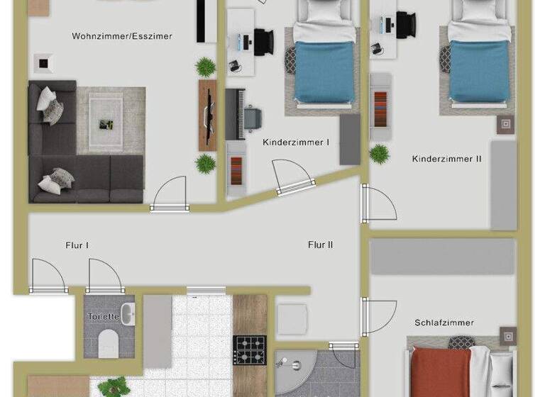 Wohnung zum Kauf 269.000 € 4 Zimmer 86 m² 1. Geschoss Aulendorf 88326