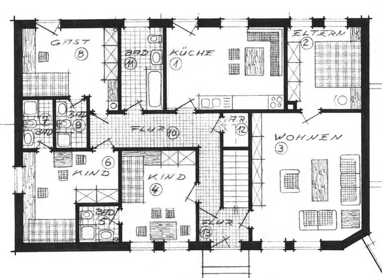 Mehrfamilienhaus zum Kauf 339.000 € 10 Zimmer 246 m² 6.516 m² Grundstück frei ab sofort Fahretoft Dagebüll 25899