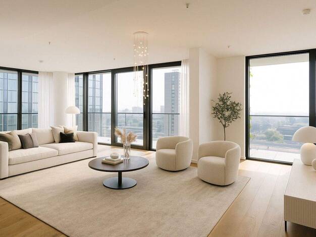 Wohnung zum Kauf - Erstbezug 2.300.000 € 5 Zimmer 200,3 m² 14. Geschoss Gallus Innenstadt I 60327