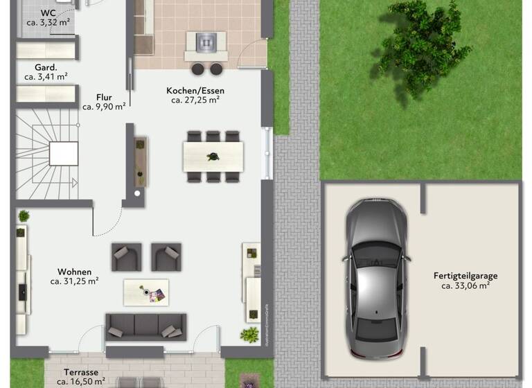Doppelhaushälfte zum Kauf 799.000 € 5 Zimmer 190 m² 477 m² Grundstück Altötting 84503