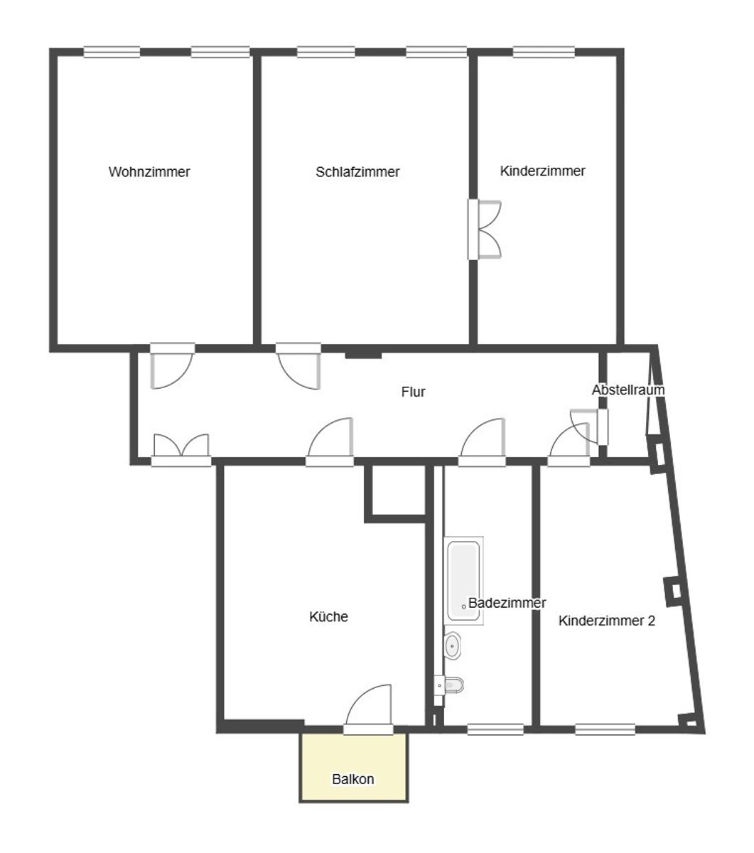 Immobilie zum Kauf als Kapitalanlage geeignet 79.000 € 4 Zimmer 115 m²<br/>Fläche Innenstadt Riesa 01589