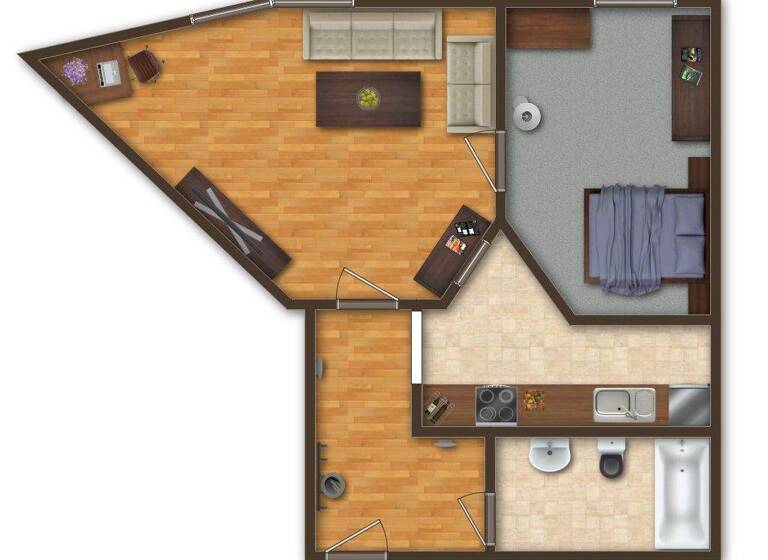 Wohnung zur Miete 435 € 2 Zimmer 57,5 m² 1. Geschoss frei ab sofort Vincentstraße 11 Prenzlau 17291