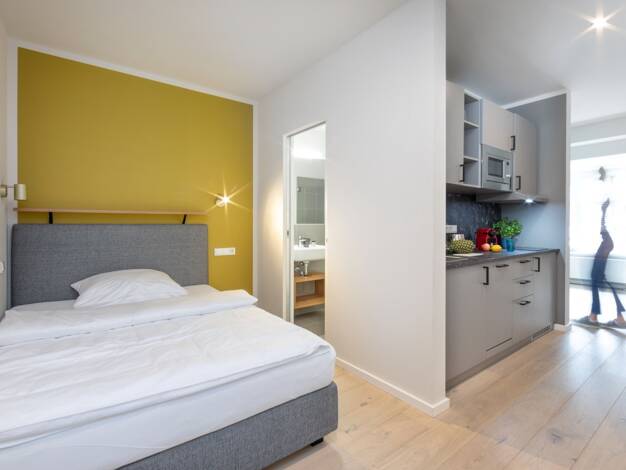 Studio zur Miete Wohnen auf Zeit 2.490 € 1 Zimmer 25 m² frei ab sofort Zentrum Leipzig 04109
