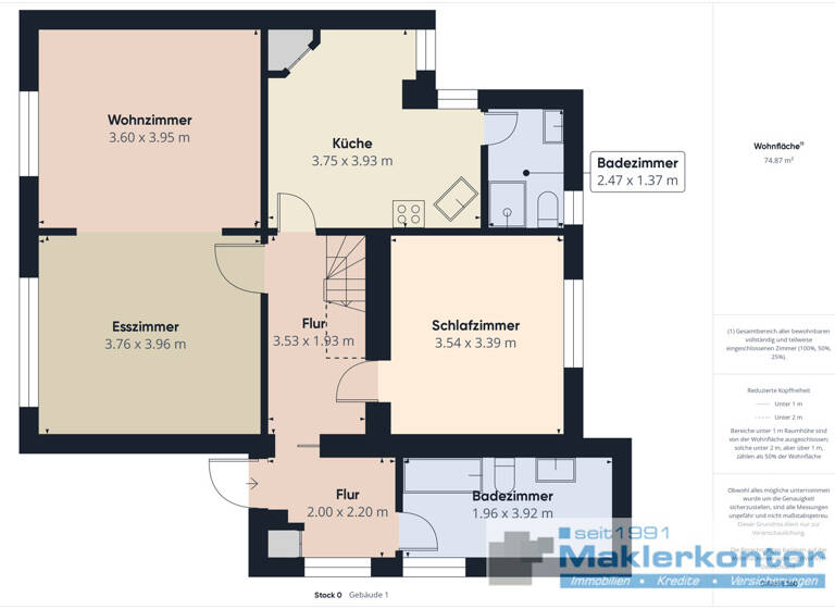 Doppelhaushälfte zum Kauf 175.000 € 5 Zimmer 113 m² 1.894 m² Grundstück Dargun 17159