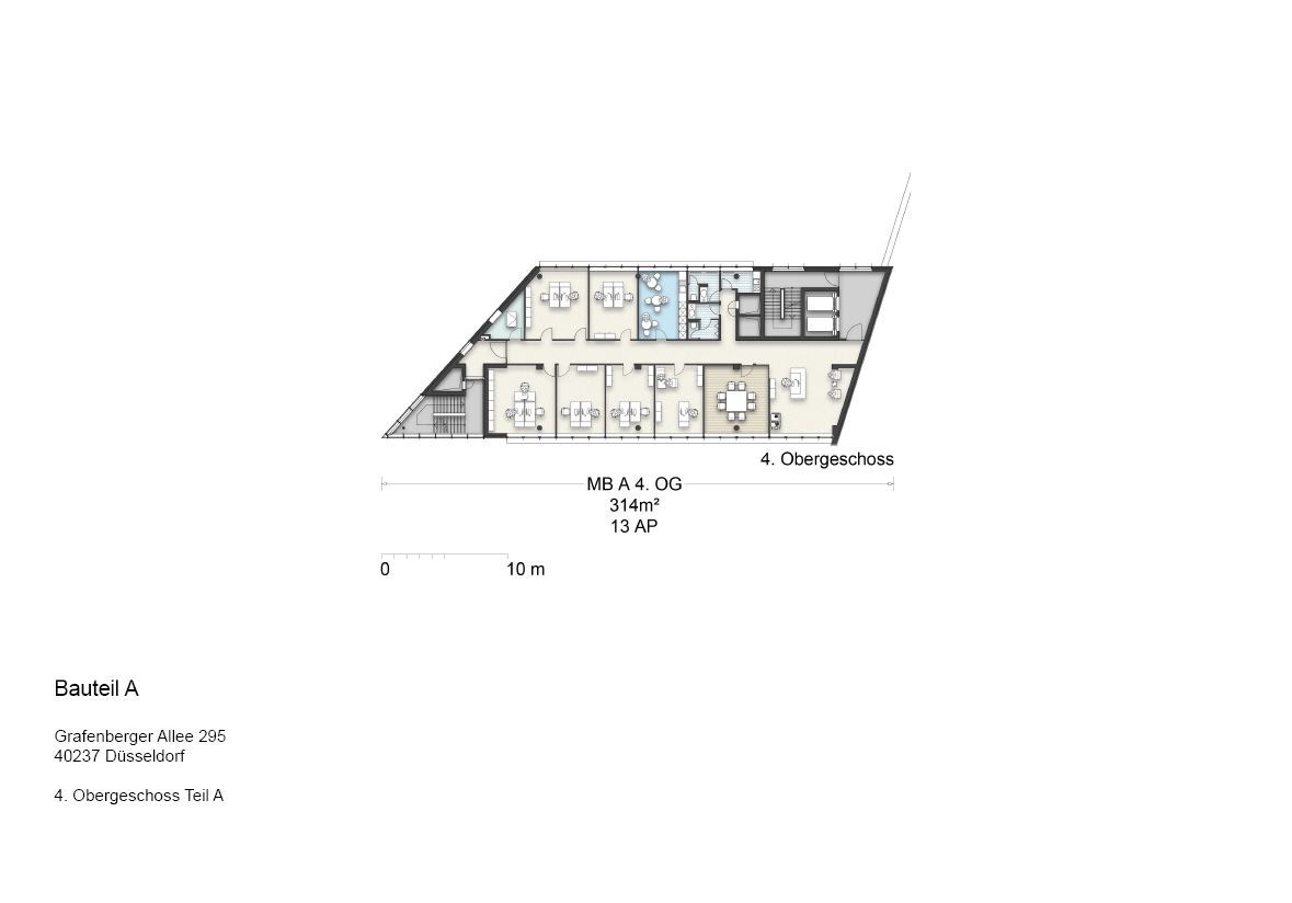 Bürofläche zur Miete provisionsfrei 13 € 370 m²<br/>Bürofläche Grafenberger Allee 295 Grafenberg Düsseldorf 40235