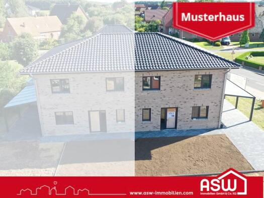 Doppelhaushälfte zum Kauf - Erstbezug provisionsfrei 349.000 € 5 Zimmer 114 m² 349 m² Grundstück Geeste 49744
