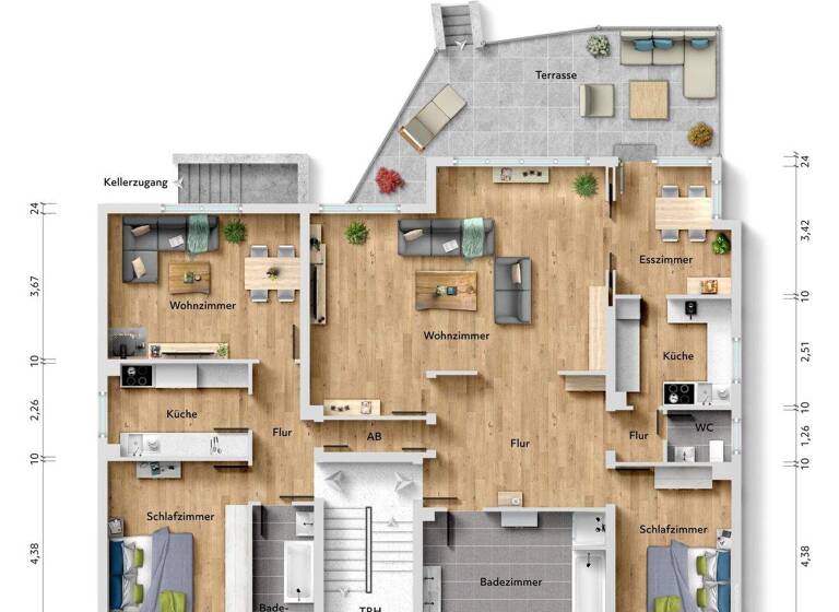 Mehrfamilienhaus zum Kauf 899.000 € 18 Zimmer 410 m² 1.630 m² Grundstück Röllinghausen Recklinghausen 45663