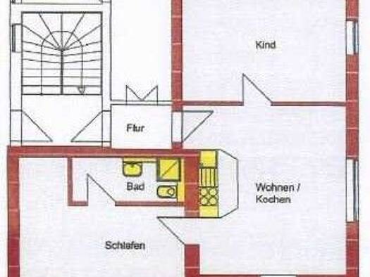 Wohnung zur Miete 700 € 3 Zimmer 79,3 m² 1. Geschoss frei ab sofort Westvorstadt Weimar 99423
