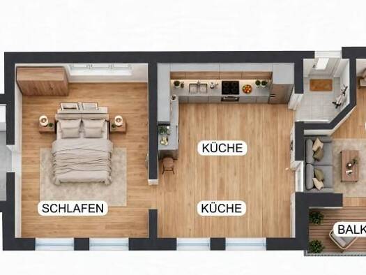 Wohnung zur Miete - Erstbezug 759 € 2 Zimmer 76 m² frei ab 01.11.2026 Elgersburg 98693