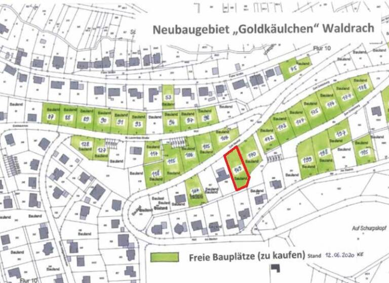 Grundstück zum Kauf 939 m² Grundstück Waldrach 54320