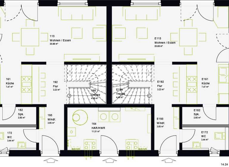 Doppelhaushälfte zum Kauf provisionsfrei 482.000 € 4 Zimmer 127 m²<br/>Wohnfläche 795 m²<br/>Grundstück ab sofort<br/>Verfügbarkeit Gifhorn Gifhorn 38518