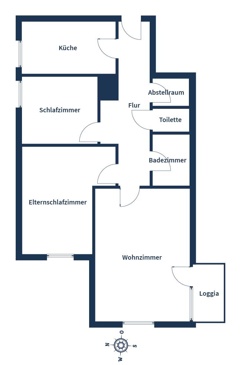 Wohnung zum Kauf 370.000 € 3 Zimmer 78,6 m²<br/>Wohnfläche 4.<br/>Geschoss Innenstadt - West Esslingen am Neckar 73728