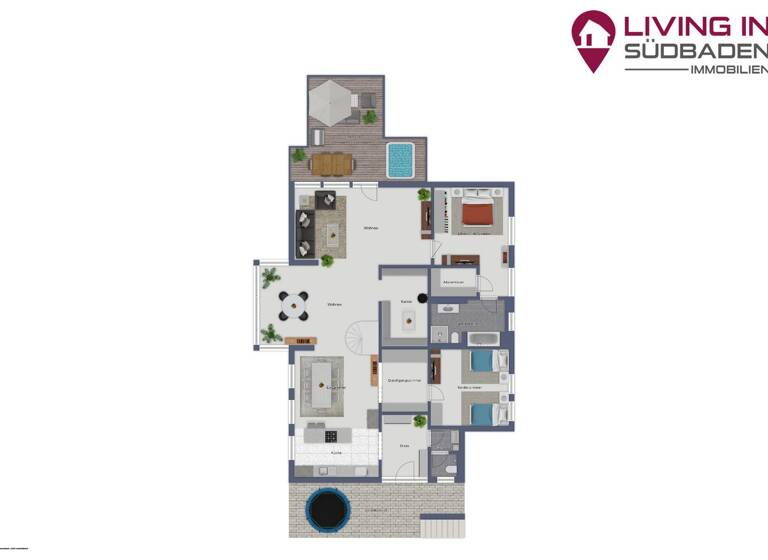 Mehrfamilienhaus zum Kauf 950.000 € 13 Zimmer 423,5 m² 1.050 m² Grundstück Oberried 79254