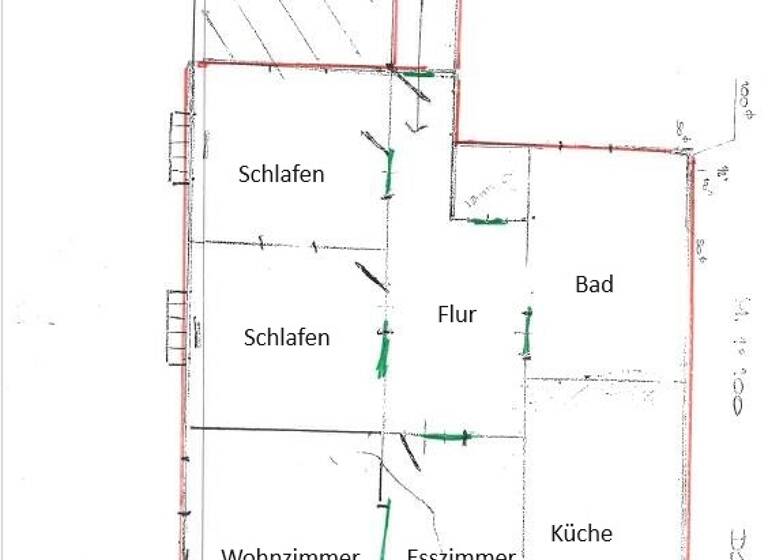 Wohnung zur Miete 1.250 € 3 Zimmer 105 m² Innenstadt Aschaffenburg 63739