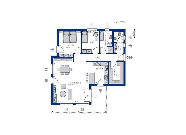 Bungalow zum Kauf 499.599 € 5,5 Zimmer 88 m² 650 m² Grundstück Milspe Ennepetal 58256