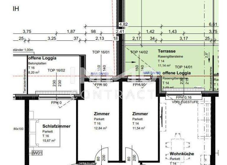 Wohnung zum Kauf 731.400 € 4 Zimmer 95,3 m² frei ab 01.11.2027 Wien 1140