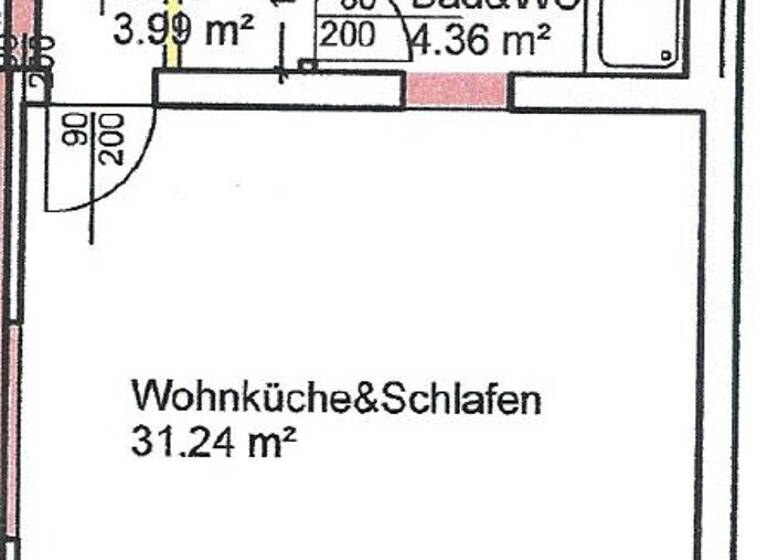 Studio zur Miete 280 € 1 Zimmer 39,6 m² 2. Geschoss Homanngasse Leoben 8700