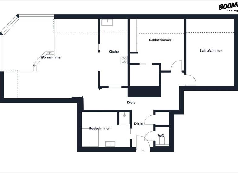 Wohnung zum Kauf 620.000 € 3 Zimmer 116,7 m² Wien 1150