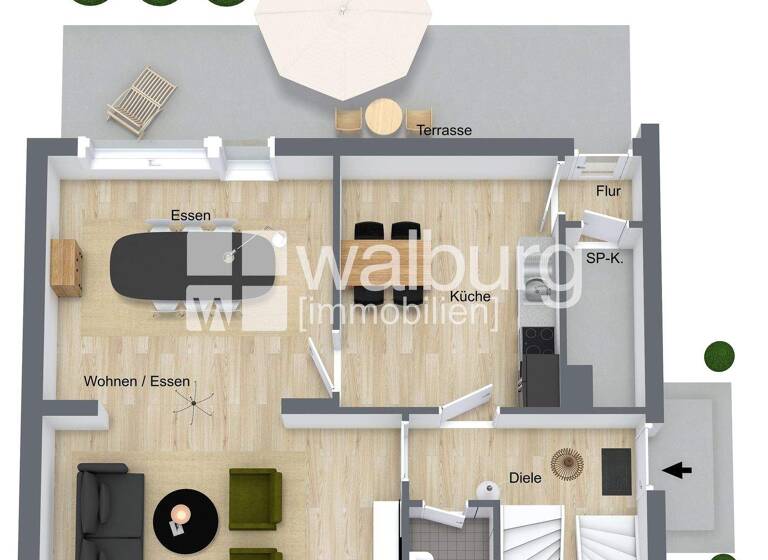 Einfamilienhaus zum Kauf 160.000 € 4 Zimmer 115 m² 1.023 m² Grundstück Lage Haselünne 49740