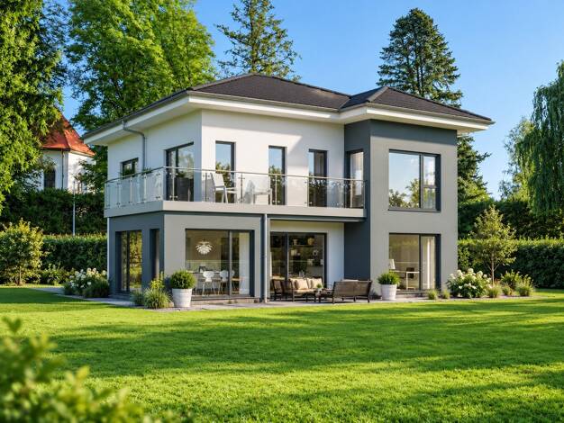 Villa zum Kauf 1.778.500 € 6 Zimmer 177 m² 1.284 m² Grundstück Mörlbach Berg 82335