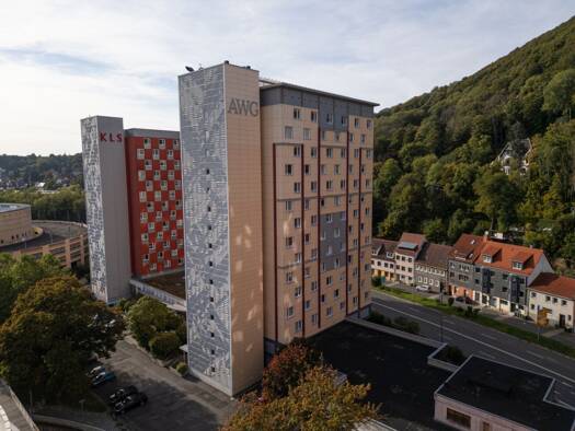 Wohnung zur Miete 436 € 2 Zimmer 54,3 m² 13. Geschoss frei ab 01.11.2026 Friedrich-König-Straße 11 Suhl Suhl 98527