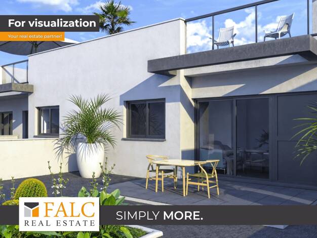 Bungalow zum Kauf - Erstbezug provisionsfrei 275.000 € 3 Zimmer 57,9 m² 129,2 m² Grundstück frei ab 01.08.2027 el Verger 03770