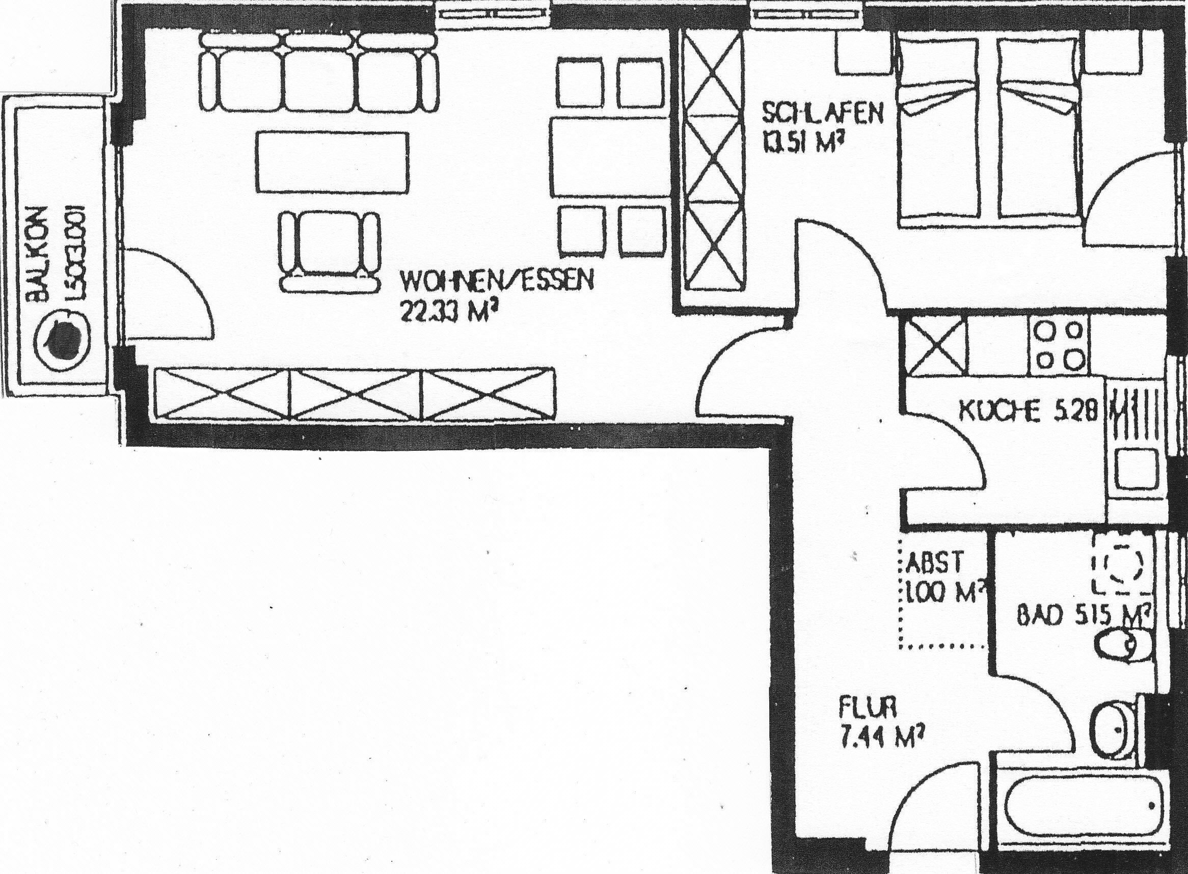 Wohnung zum Kauf 149.000 € 2 Zimmer 56,2 m²<br/>Wohnfläche 1.<br/>Geschoss ab sofort<br/>Verfügbarkeit Leutewitz Dresden 01157