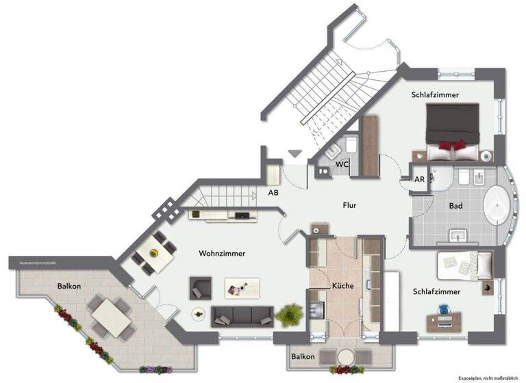 Wohnung zum Kauf 675.000 € 4 Zimmer 104,8 m² EG Volksdorf Hamburg 22359