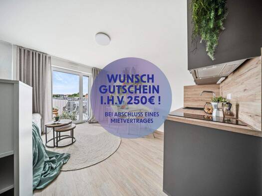 Wohnung zur Miete - Erstbezug 400 € 1 Zimmer 24,5 m² 3. Geschoss frei ab sofort Rogätzer Straße 87 Alte Neustadt Magdeburg 39106