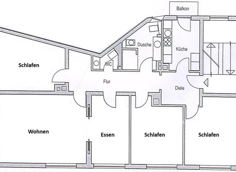 Wohnung zum Kauf 449.000 € 5 Zimmer 117 m²<br/>Wohnfläche Pirckheimerstraße Nürnberg 90408