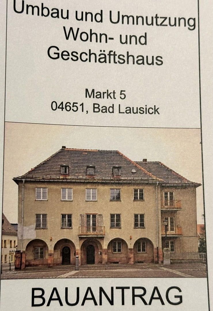 Mehrfamilienhaus zum Kauf provisionsfrei 349.500 € 20 Zimmer 573 m²<br/>Wohnfläche 810 m²<br/>Grundstück Markt 5 Bad Lausick Bad Lausick 04651