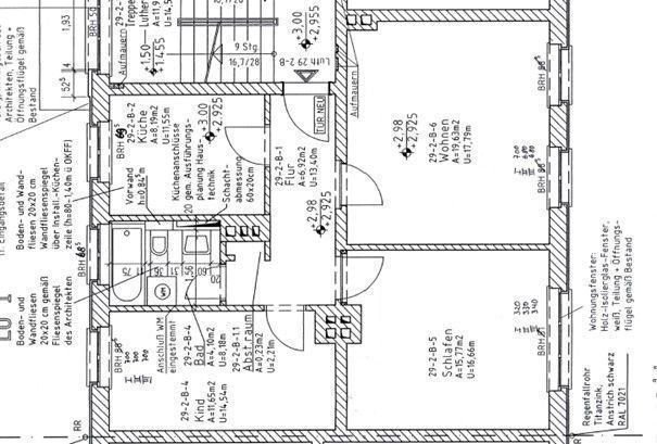 Wohnung zur Miete 345 € 3 Zimmer 64,4 m²<br/>Wohnfläche 2.<br/>Geschoss ab sofort<br/>Verfügbarkeit Lutherstraße 29 Lutherviertel 221 Chemnitz 09126