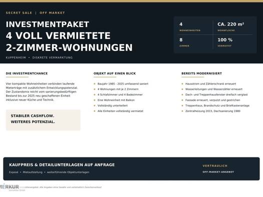 Wohnung zum Kauf 479.000 € 8 Zimmer 220 m² Kuppenheim Kuppenheim 76456