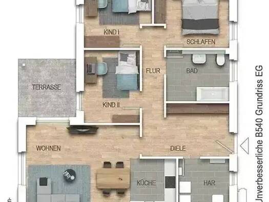 Bungalow zum Kauf provisionsfrei 306.000 € 4,5 Zimmer 100 m² 603 m² Grundstück Erika Haren (Ems) 49733