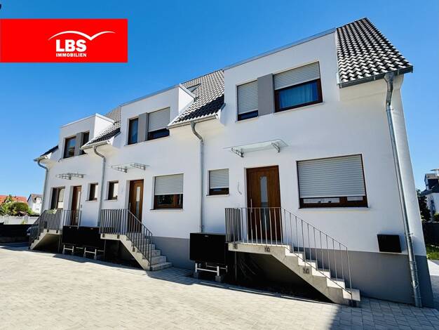 Reihenmittelhaus zum Kauf - Erstbezug 579.500 € 4 Zimmer 107 m² 158 m² Grundstück frei ab sofort Fechenheimer Weg 77f Bischofsheim Maintal 63477